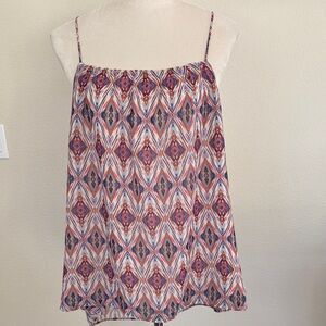 Banana Republic Multicolor Patterned Camisole L